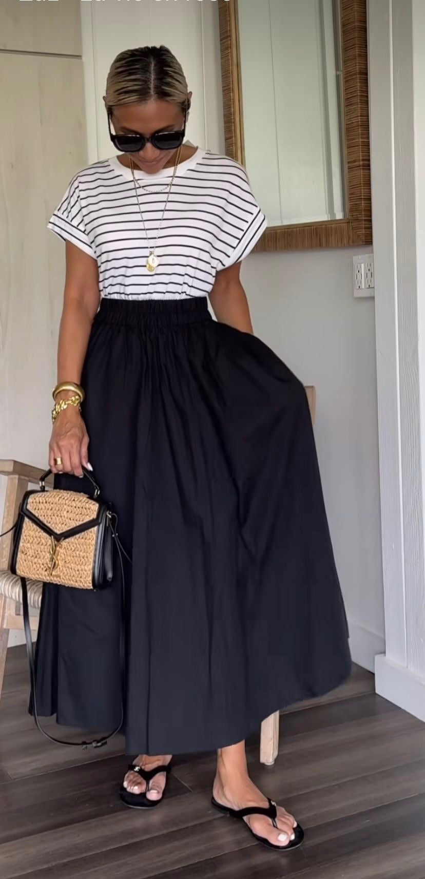 Jupe cargo Black